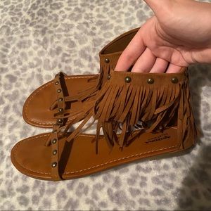 Fringe Sandals